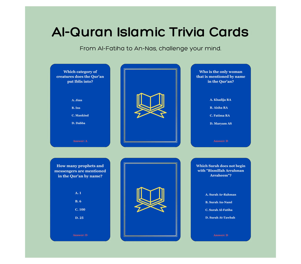 Al-Qu'ran Trivia Cards UmraStore