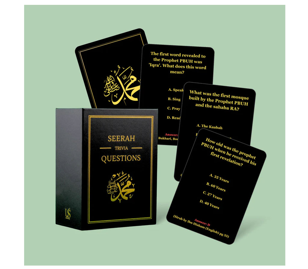 Islamic Trivia - The Seerah Of The Prophet Trivia Cards UmraStore