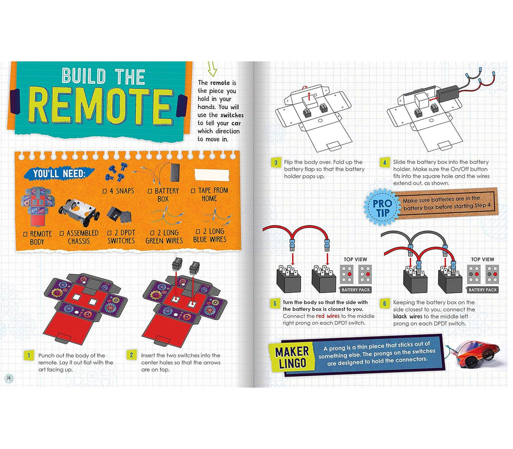 Klutz: Wired Remote Race Car SCHOLASTIC PUBLISHING