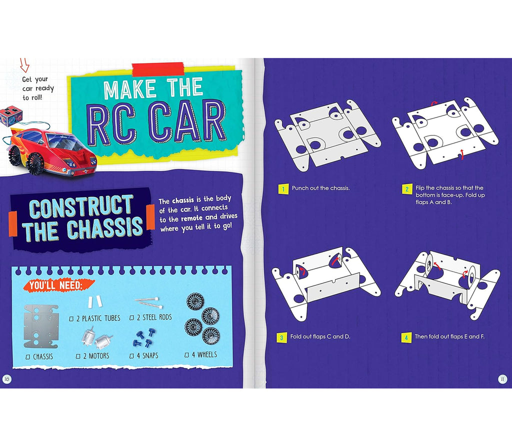 Klutz: Wired Remote Race Car SCHOLASTIC PUBLISHING