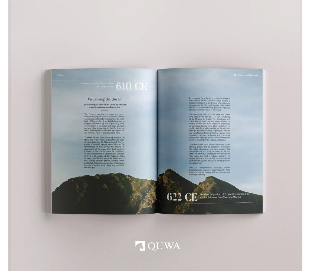 The Quran as Revealed Hardcover Quwa