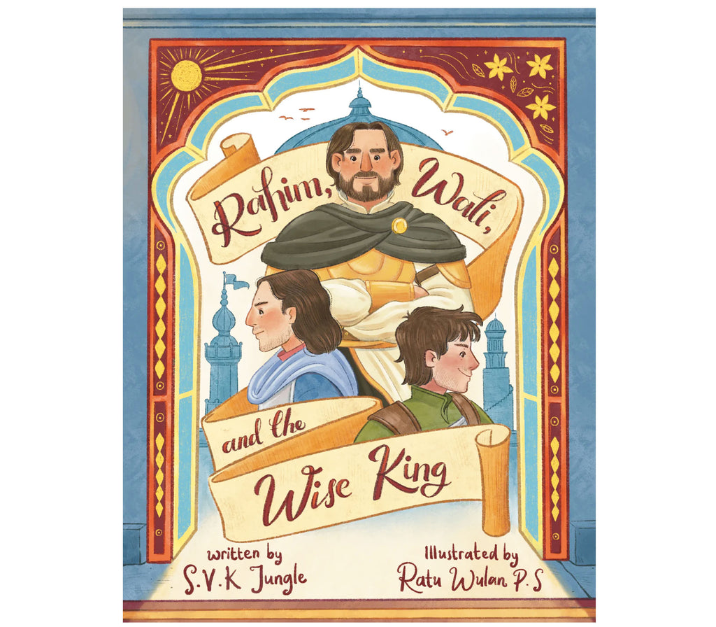 Rahim, Wali, and the Wise King Ruqaya's bookshelf