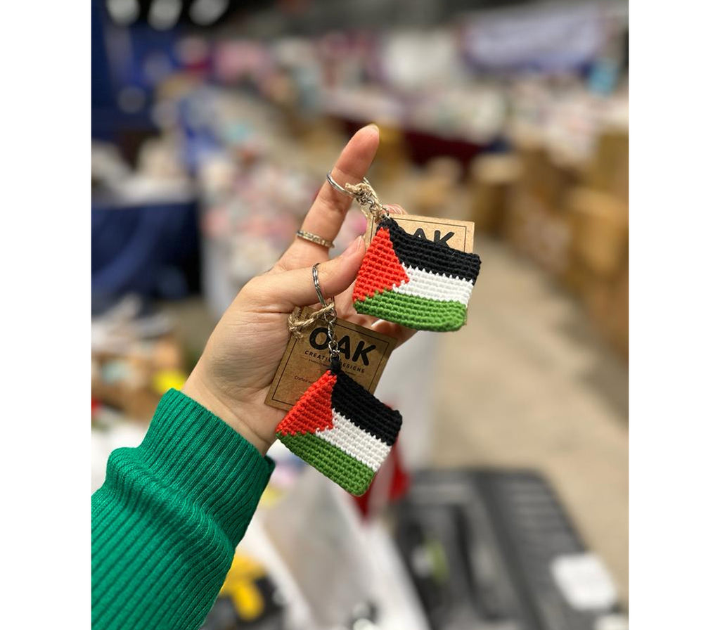 Palestine Keychain Palestine Flag Oak Creative Designs