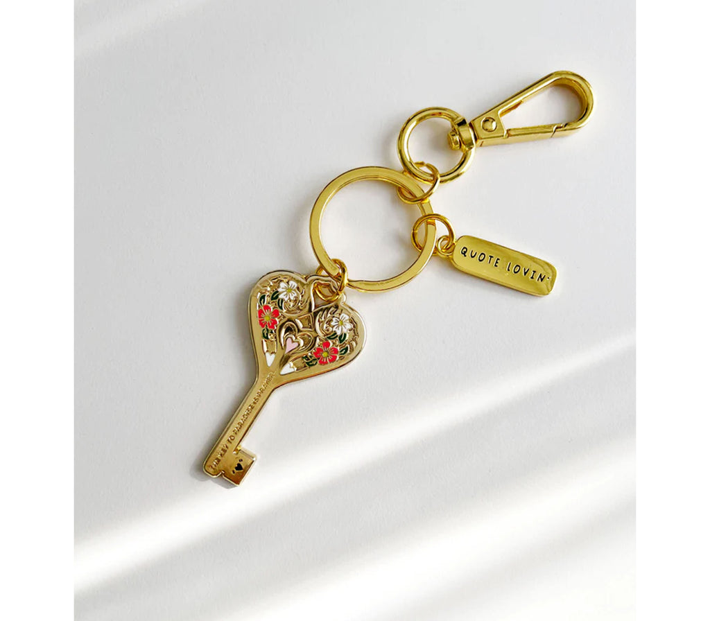 Key keyring  'The key to Jannah is prayer' Quote Lovin'