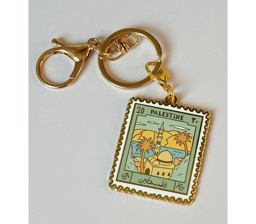 Postcard from Palestine Keychain HUDHUD CREATIONS