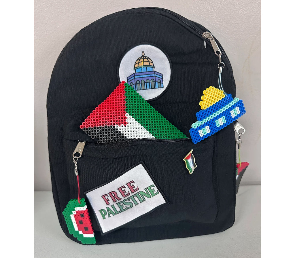 Palestine Perler Bead Keychain Craft Kit LITTLE MUSLIM CRAFT