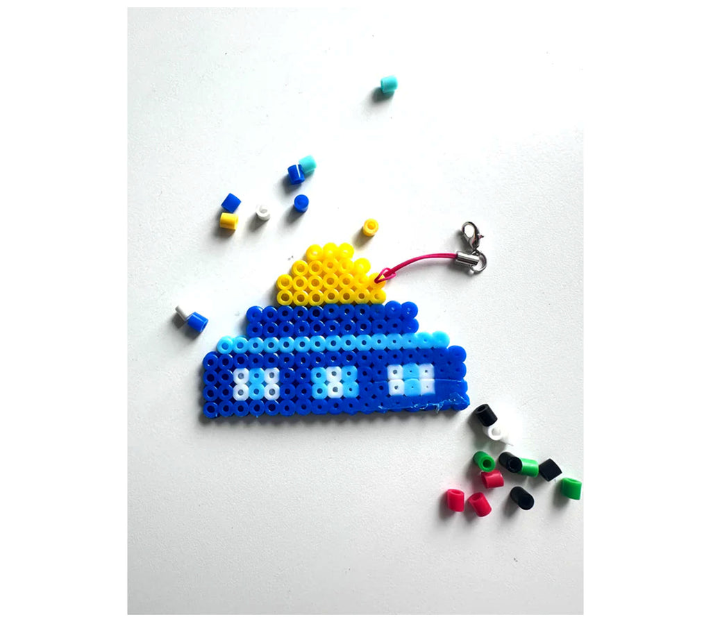 Palestine Perler Bead Keychain Craft Kit LITTLE MUSLIM CRAFT