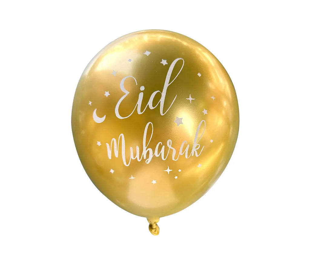 Eid Mubarak Star & Moon Balloons