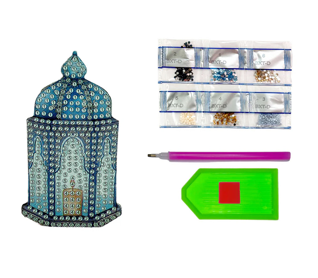 Ramadan Lantern Acrylic Magnet - Diamond Art Kit