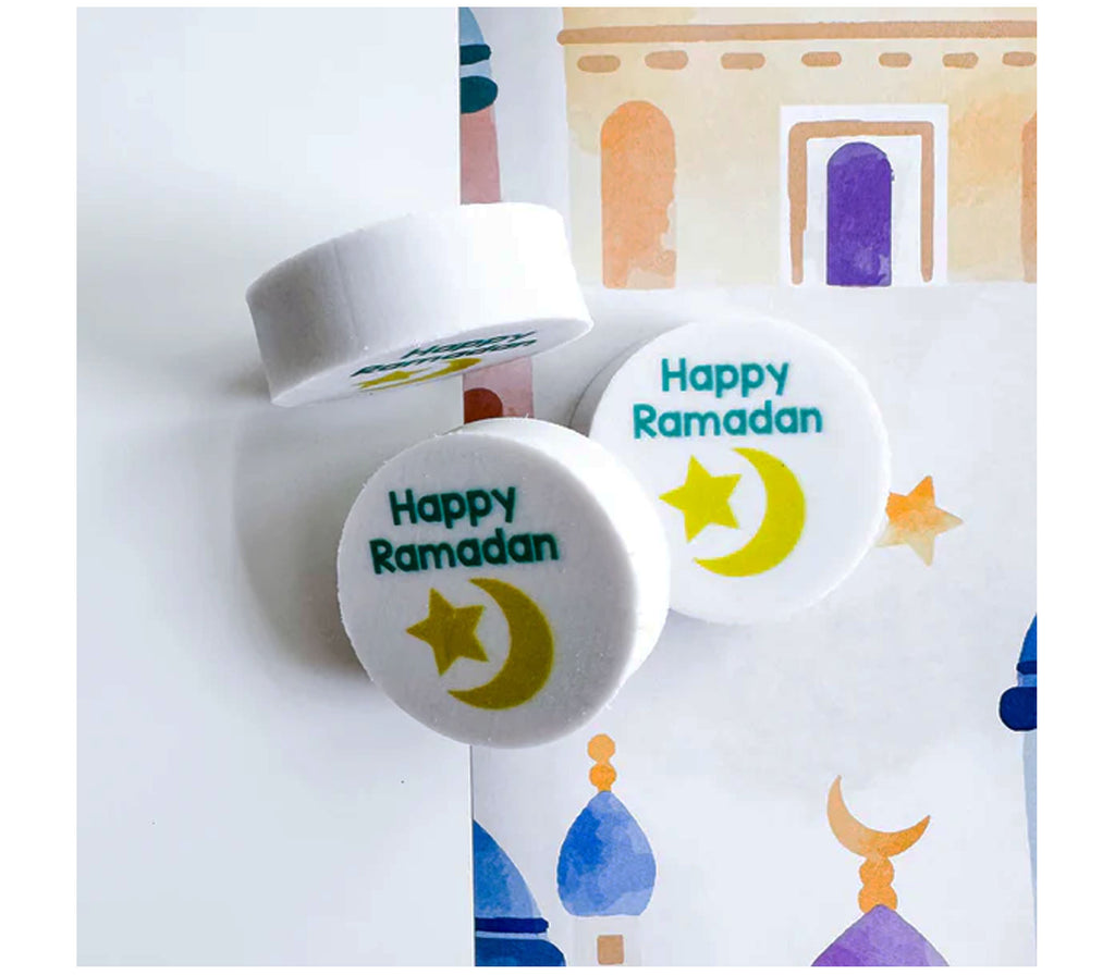 Happy Ramadan Erasers Pack of 3