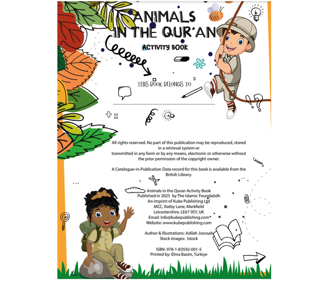 Animals in the Qur'an Activity Book Kube publishing