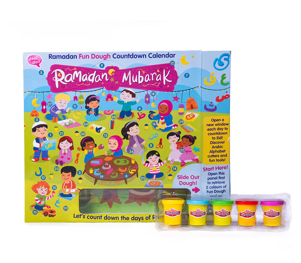 Fun Dough Ramadan Countdown Calendar THE DESI DOLL COMPANY