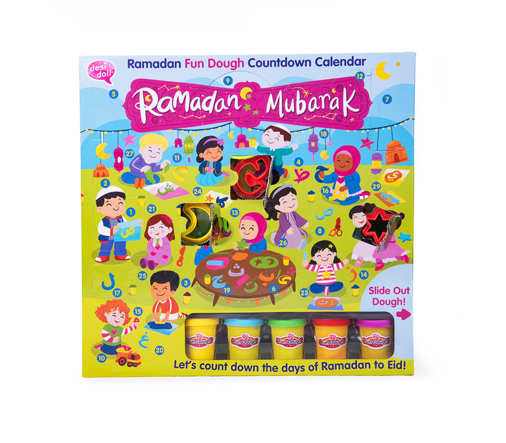 Fun Dough Ramadan Countdown Calendar THE DESI DOLL COMPANY