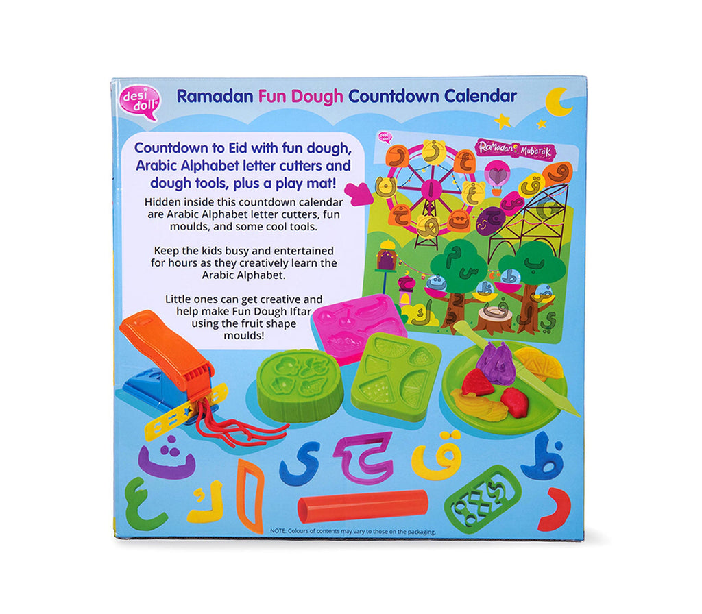 Fun Dough Ramadan Countdown Calendar THE DESI DOLL COMPANY