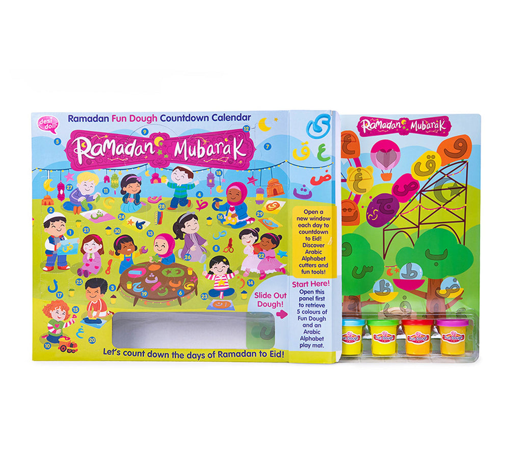 Fun Dough Ramadan Countdown Calendar THE DESI DOLL COMPANY