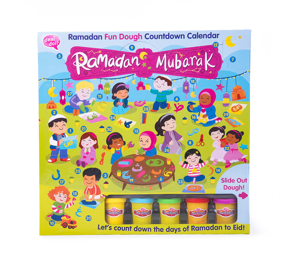 Fun Dough Ramadan Countdown Calendar THE DESI DOLL COMPANY