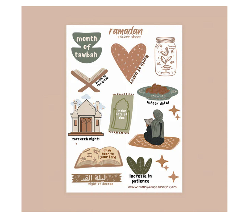 Ramadan Sticker Sheet MARYAMS CORNER