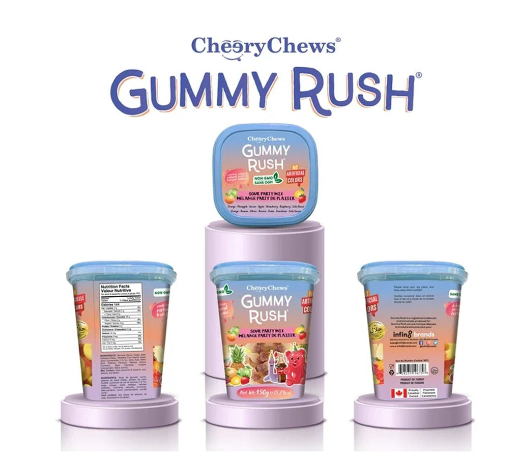 Sour Party Mix Gummy Tub GUMMY RUSH