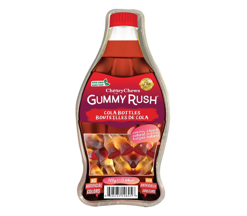 Cola Bottles Gummy Reusable Tub GUMMY RUSH