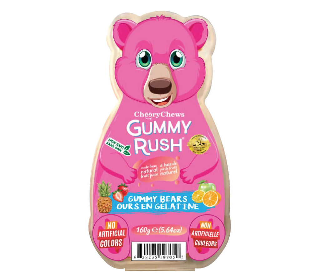 Gummy Bears Bottle Reusable Tub GUMMY RUSH