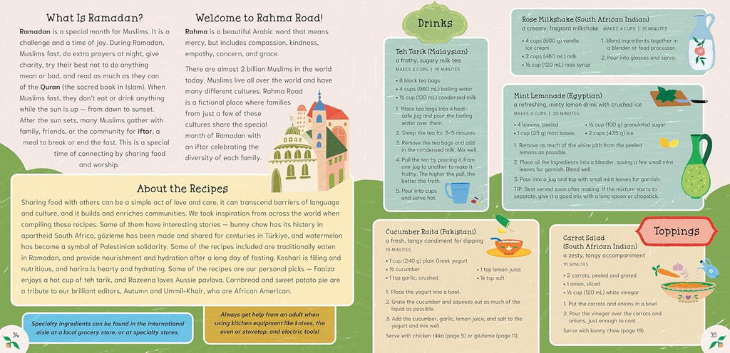 Ramadan on Rahma Road: A Recipe Storybook | Hardcover