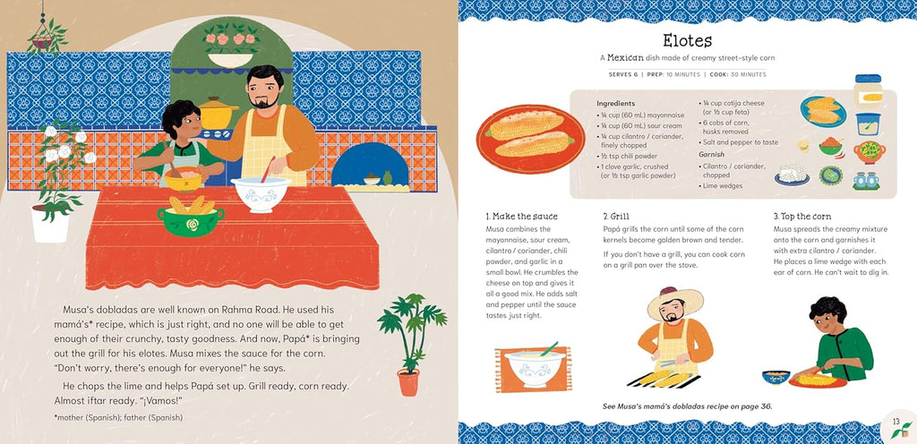 Ramadan on Rahma Road: A Recipe Storybook | Hardcover BAREFOOT BOOKS