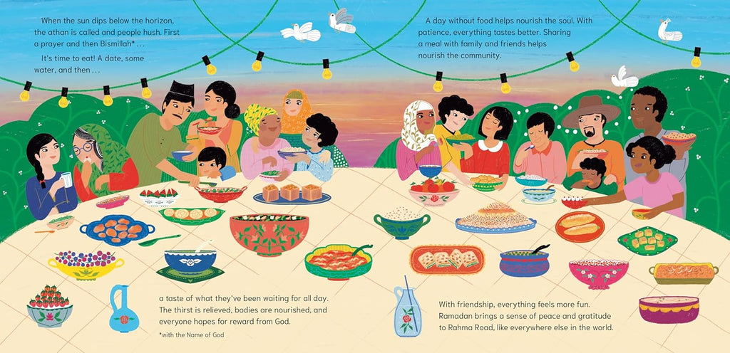 Ramadan on Rahma Road: A Recipe Storybook | Hardcover BAREFOOT BOOKS