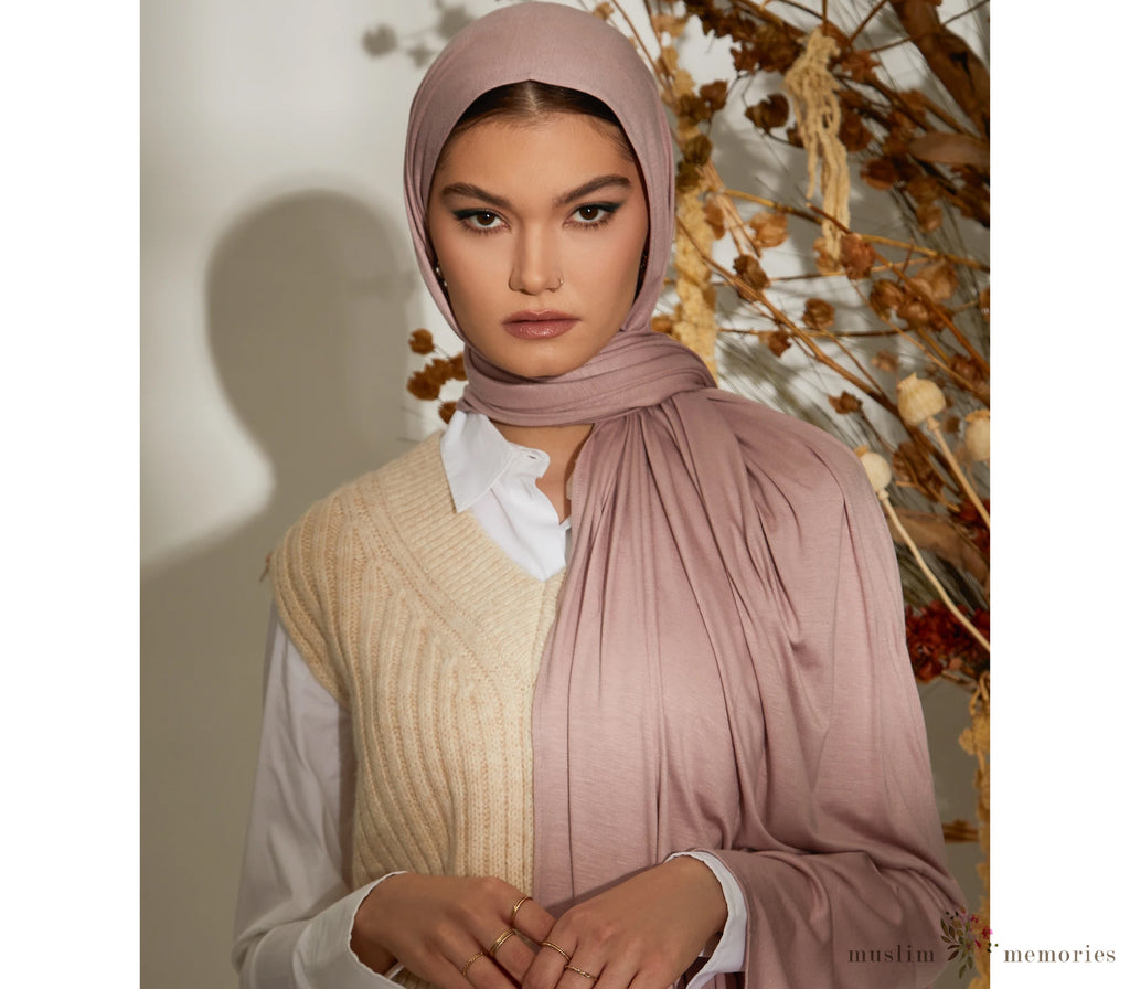 Silk-Blend Satin Underscarf - Mink – Haute Hijab